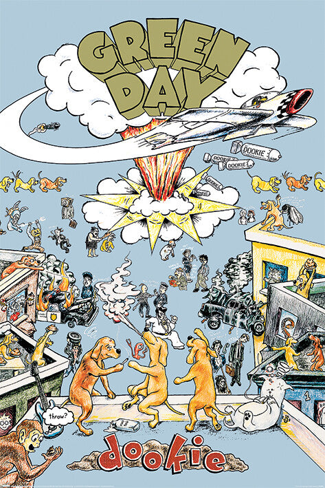 Green Day - Dookie Poster, Plakat, 61 × 91.5 cm