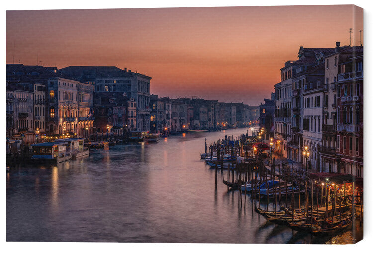 Leinwand Poster, Bilder Venice Grand Canal at Sunset, Karen Deakin, 60 × 40 cm