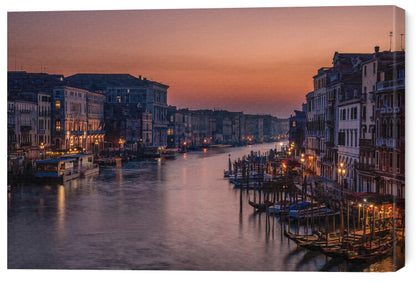 Leinwand Poster, Bilder Venice Grand Canal at Sunset, Karen Deakin, 60 × 40 cm