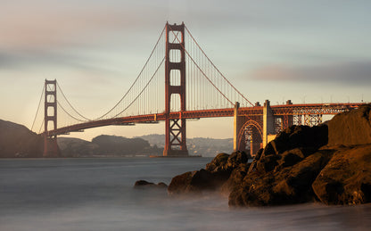 Leinwand Poster, Bilder Golden Gate Bridge, Ron Langager, 65 × 40 cm