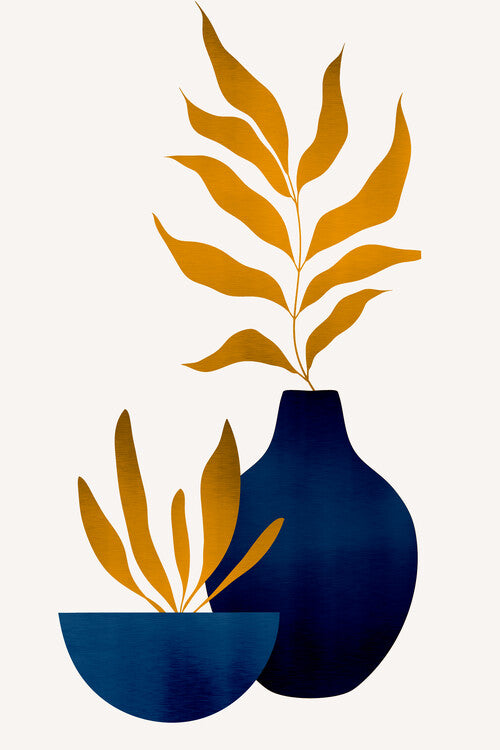 Leinwand Poster, Bilder Autumn Flowers 1, Kubistika, 60 × 90 cm