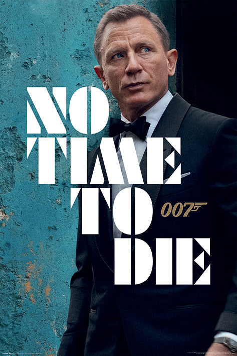 James Bond - No Time To Die - Azure Teaser Poster, Plakat, 61 × 91.5 cm
