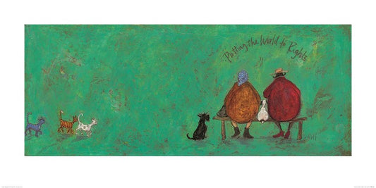 Kunstdruck Sam Toft - Putting the World to Rights, 50 × 100 cm