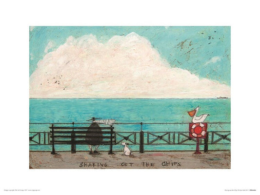 Kunstdruck Sam Toft - Sharing Out the Chips, 40 × 30 cm