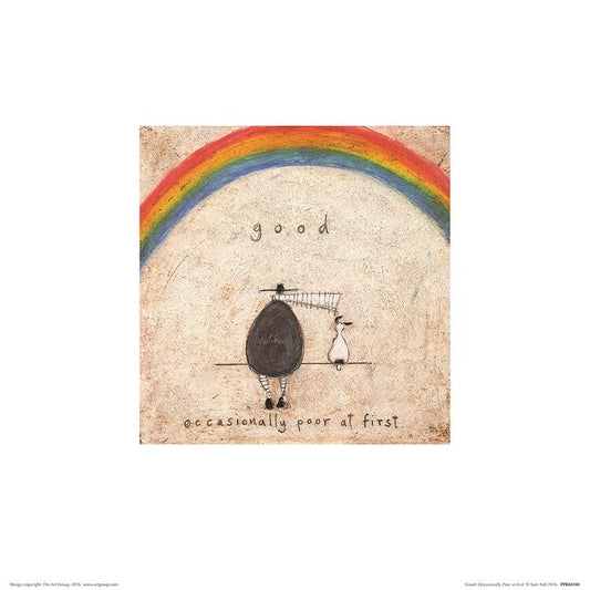 Kunstdruck Sam Toft - Good. Occasionally Poor at First, 30 × 30 cm