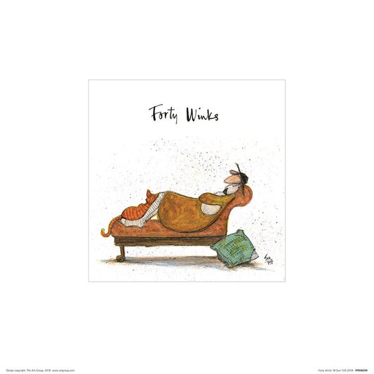Kunstdruck Sam Toft - Forty Winks, 30 × 30 cm