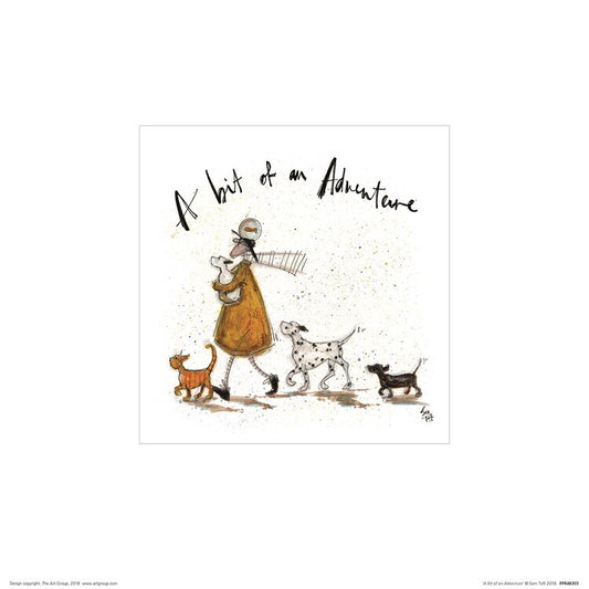 Kunstdruck Sam Toft - A Bit of an Adventure, 30 × 30 cm