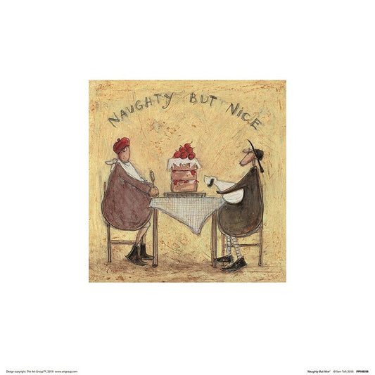 Kunstdruck Sam Toft - Naughty But Nice, 30 × 30 cm
