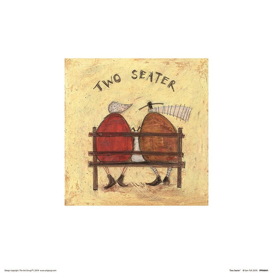 Kunstdruck Sam Toft - Two Seater, 30 × 30 cm