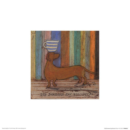 Kunstdruck Sam Toft - Did Someone Say Biscuits, 30 × 30 cm