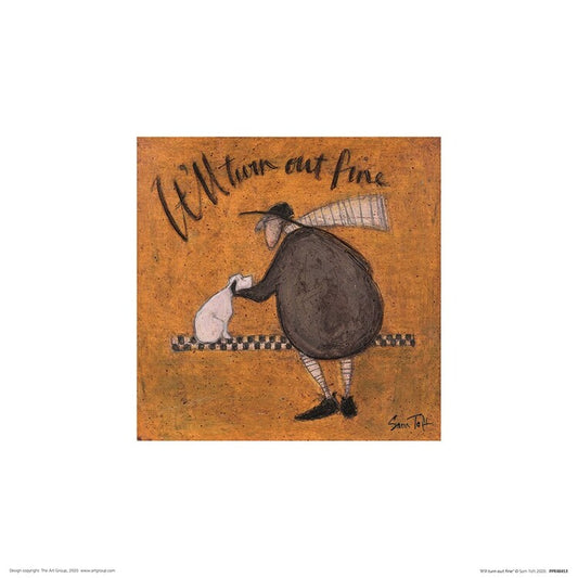 Kunstdruck Sam Toft - It‘ll Turn Out Fine, 30 × 30 cm