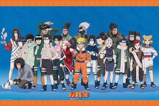Naruto - Konoha Ninjas Poster, Plakat, 91.5 × 61 cm