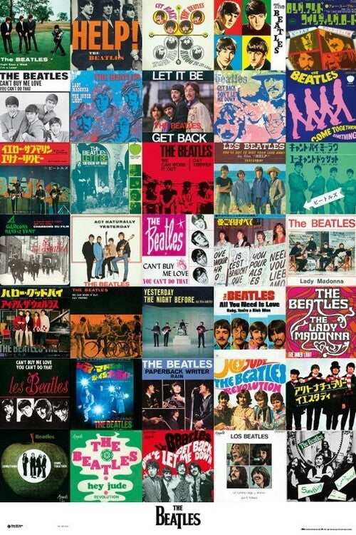 The Beatles - Covers Poster, Plakat, 61 × 91.5 cm