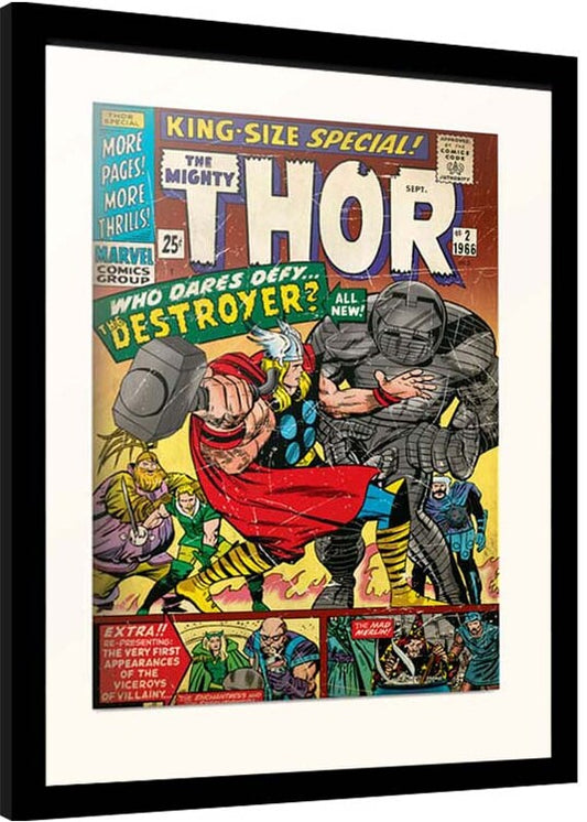 Marvel - Thor - King Size Special Gerahmte Poster, Bilder, 34.5 × 44.3 cm