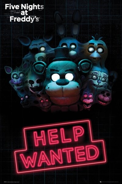 Five Nights at Freddy's - Help Wanted Poster, Plakat, 61 × 91.5 cm