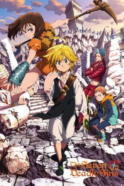Seven Deadly Sins - Key Art 2 Poster, Plakat, 61 × 91.5 cm