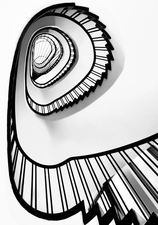 Leinwand Poster, Bilder Stairway, Ercan Sahin, 65 × 90 cm