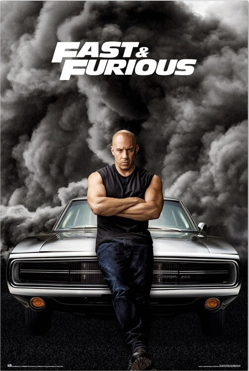 The Fast and the Furious Poster, Plakat, 61 × 91.5 cm