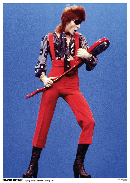 David Bowie - Top Studios Poster, Plakat, 59.4 × 84.1 cm