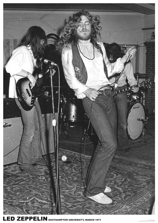 Led Zeppelin - Southampton Uni Poster, Plakat, 59.4 × 84.1 cm