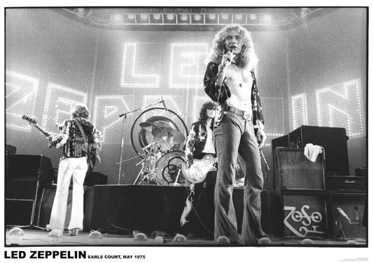 Led Zeppelin - Earls Court May 1975 Poster, Plakat, 59.4 × 84.1 cm