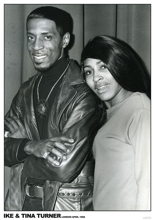 Ike and Tina Turner - London April 1968 Poster, Plakat, 59.4 × 84.1 cm