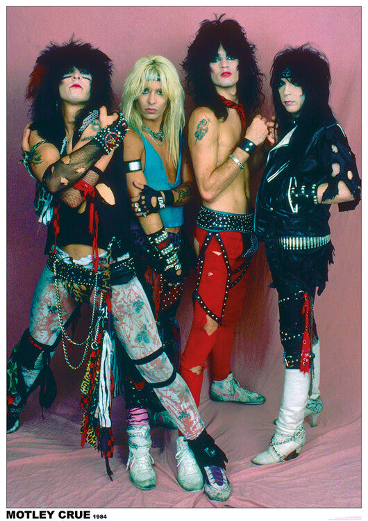 Motley Crue Poster, Plakat, 59.4 × 84.1 cm