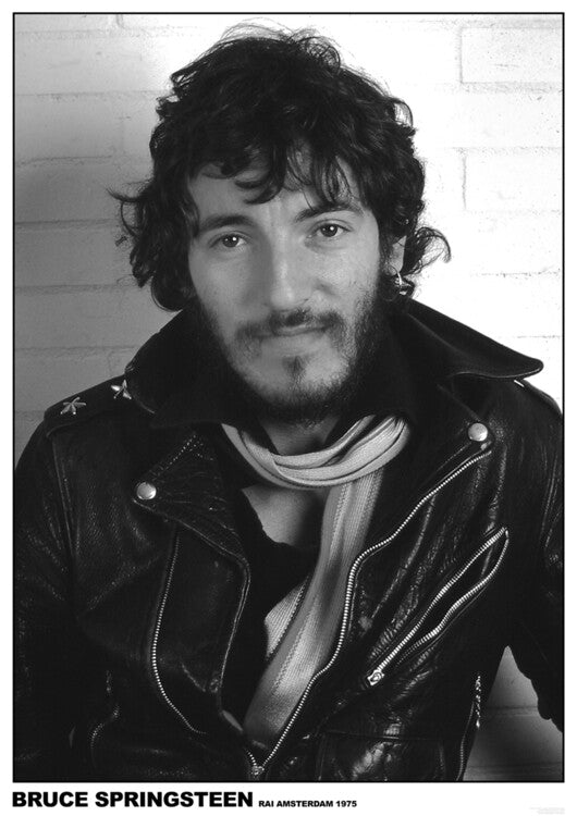 Bruce Springsteen - Rai Amsterdam 1975 Poster, Plakat, 59.4 × 84.1 cm
