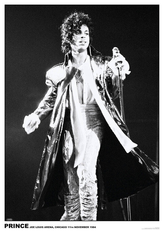 Prince - Joe Louis Arena, Chichago Poster, Plakat, 59.4 × 84.1 cm