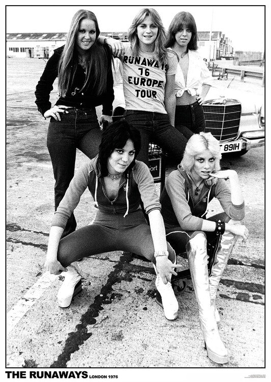 The Runaways - London 1976 Poster, Plakat, 59.4 × 84.1 cm