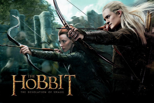 Hobbit - Legolas and Tauriel Poster, Plakat, 40 × 26.7 cm