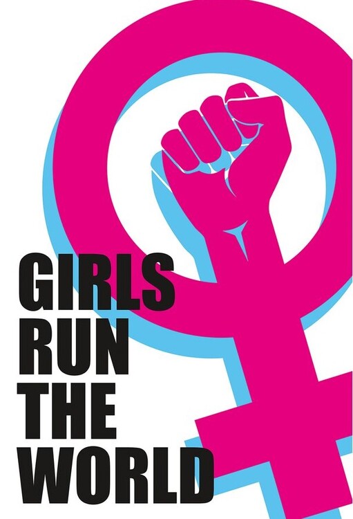 Girls run the World Poster, Plakat, 61 × 91.5 cm