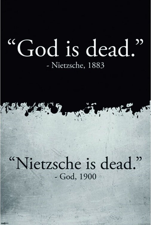 God is Dead Poster, Plakat, 61 × 91.5 cm