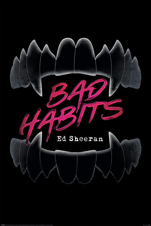 Ed Sheeran - Bad Habits Poster, Plakat, 61 × 91.5 cm
