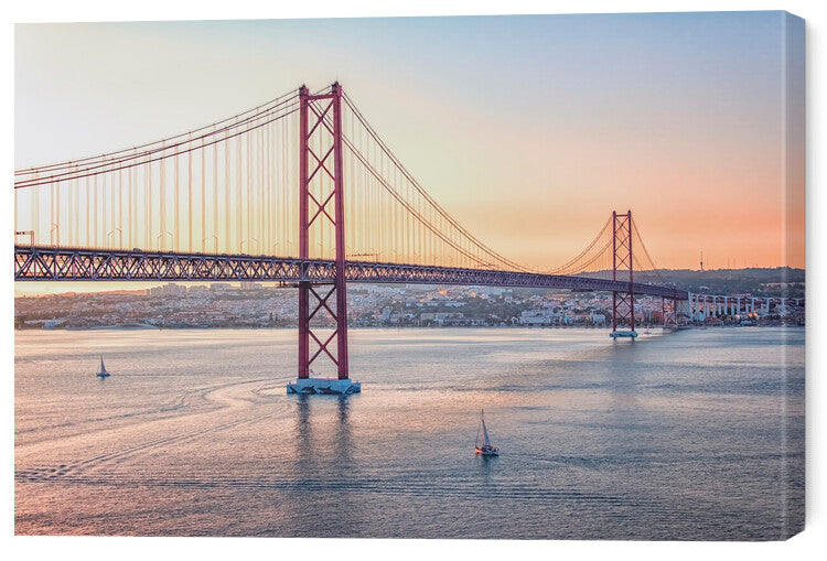 Leinwand Poster, Bilder Ponte 25 de Abril, Manjik Pictures, 60 × 40 cm