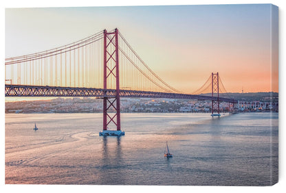 Leinwand Poster, Bilder Ponte 25 de Abril, Manjik Pictures, 60 × 40 cm
