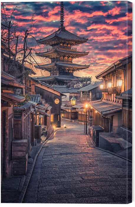Leinwand Poster, Bilder Sannen Zaka Street, Manjik Pictures, 40 × 60 cm