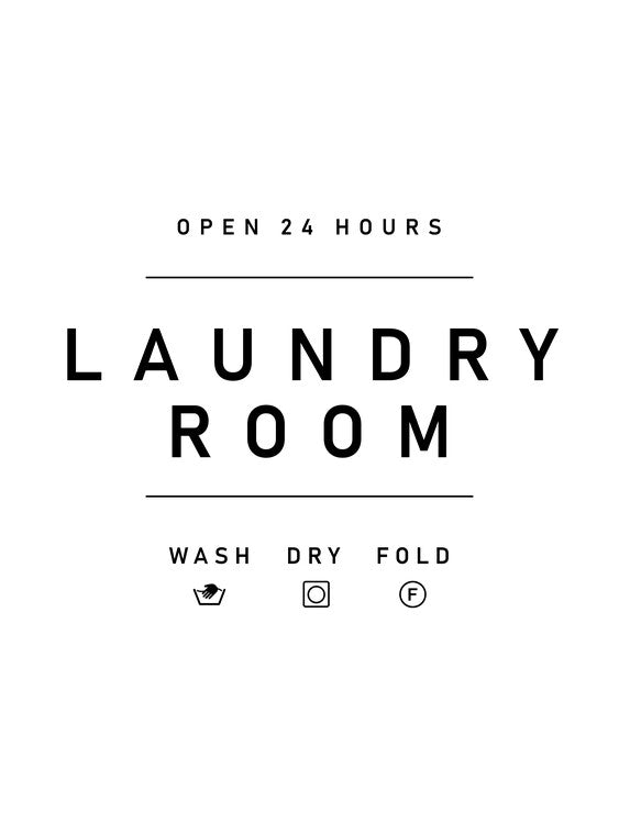 Leinwand Poster, Bilder Laundry room, 60 × 80 cm