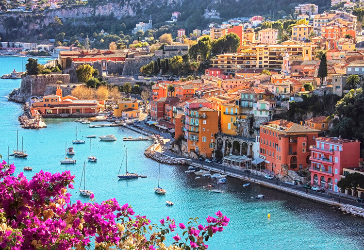 Leinwand Poster, Bilder Villefranche Sur Mer, 100 × 70 cm