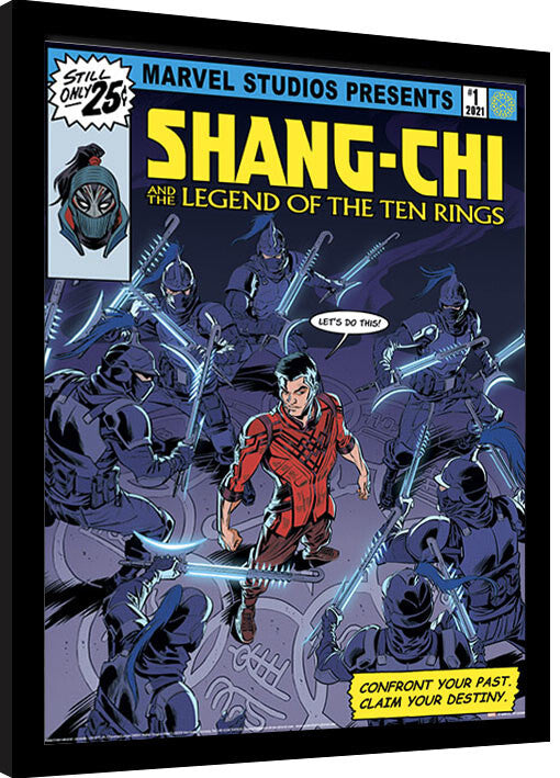 Shang-Chi Gerahmte Poster, Bilder, 34.3 × 44.5 cm