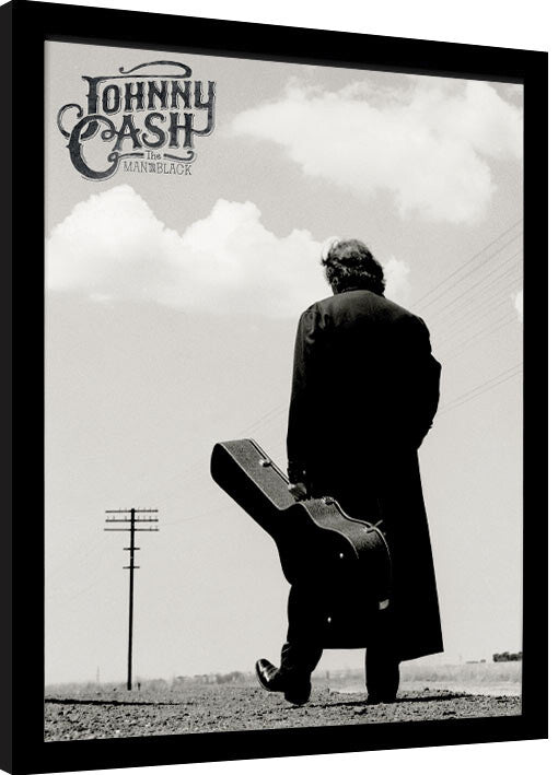 Johnny Cash Gerahmte Poster, Bilder