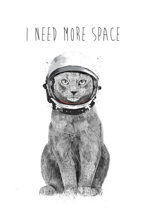 Leinwand Poster, Bilder I need more space, 60 × 90 cm