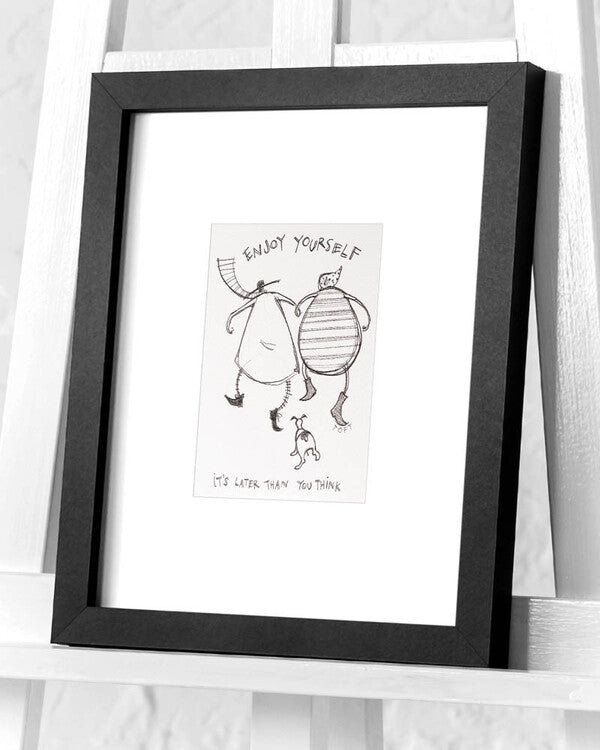 Sam Toft - Enjoy Yourself Gerahmte Poster, Bilder, 34.3 × 44.5 cm