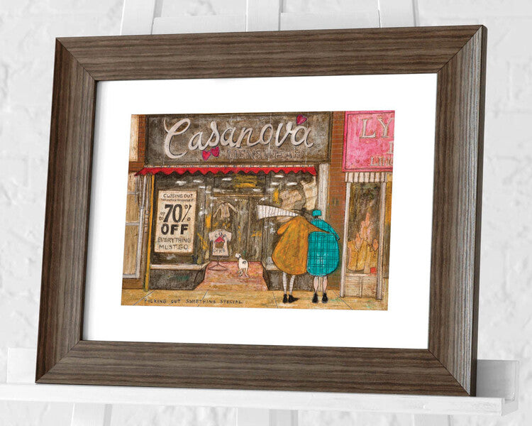 Sam Toft - Picking Out Something Special Gerahmte Poster, Bilder, 44.5 × 34.3 cm