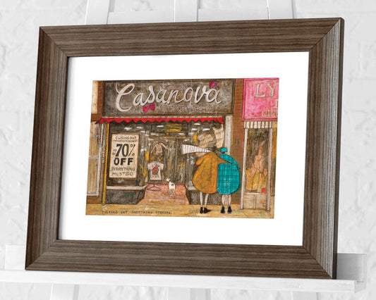 Sam Toft - Picking Out Something Special Gerahmte Poster, Bilder, 44.5 × 34.3 cm