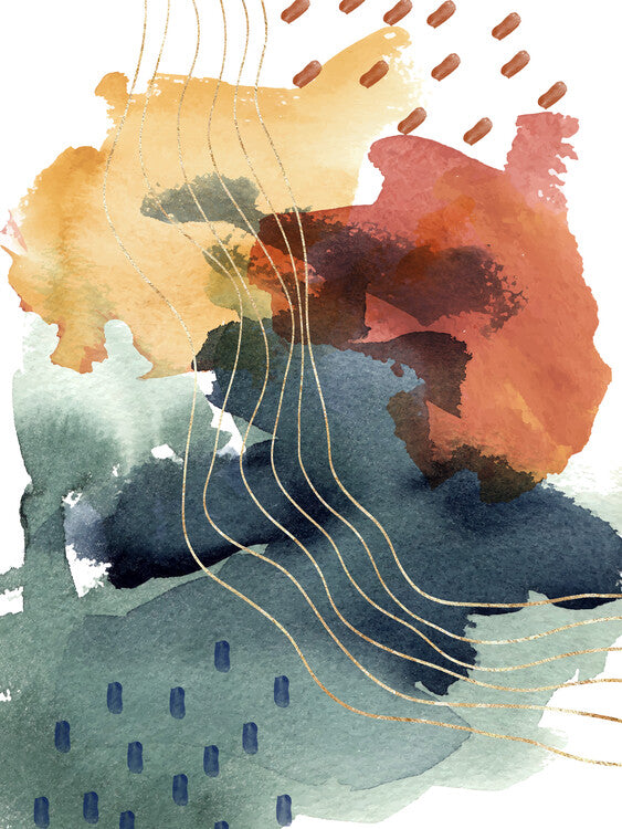 Leinwand Poster, Bilder Colorful Abstract, 60 × 80 cm