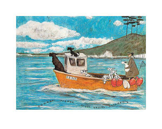 Kunstdruck Sam Toft - Dogger, Fisher, Light Vessel Automatic, 50 × 40 cm