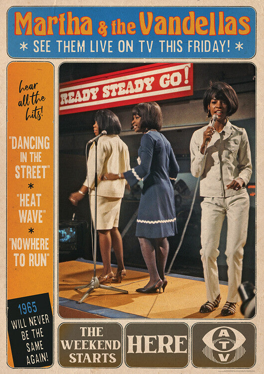 Martha and the Vandellas Poster, Plakat, 59.4 × 84.1 cm