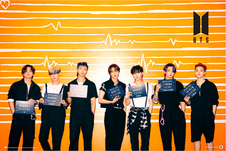 BTS - Police Dept Poster, Plakat, 91.5 × 61 cm