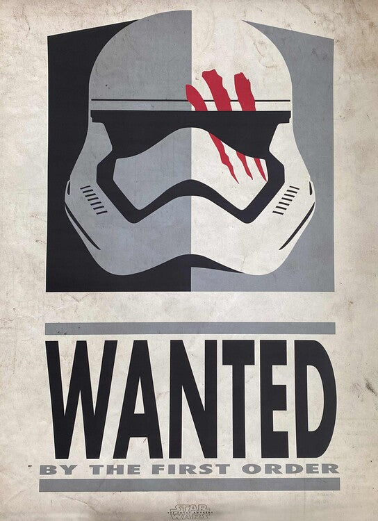 Star Wars - Wanted Trooper Poster, Plakat, 61 × 91.5 cm
